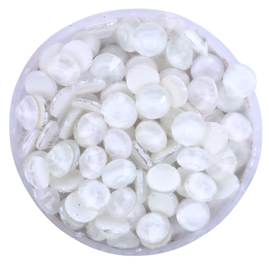 Neon White Hot-fix Rhinestone | CrystAX **