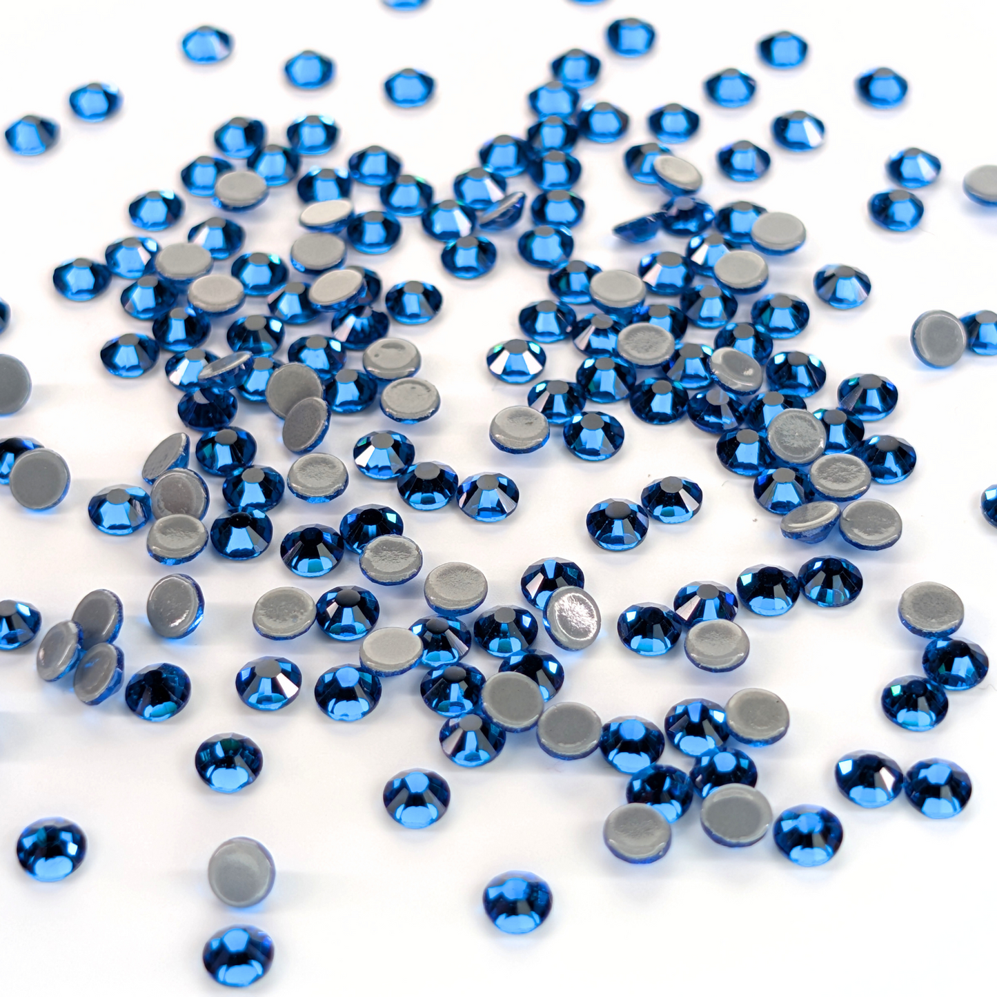 Capri Blue Hot-fix Rhinestone Probag | CrystAX