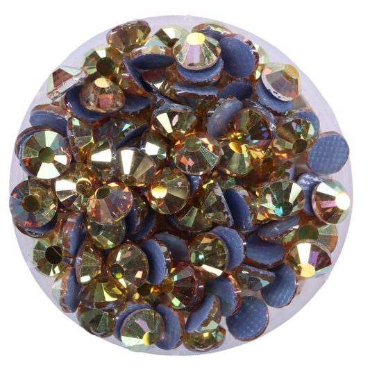 Metallic SunShine Hot-fix Rhinestone | CrystAX **