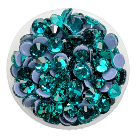 Turquoise Hot-fix Rhinestone Probag | CrystAX
