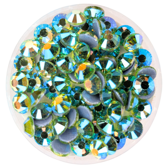 Peridot AB Hot-fix Rhinestone Probag | CrystAX*