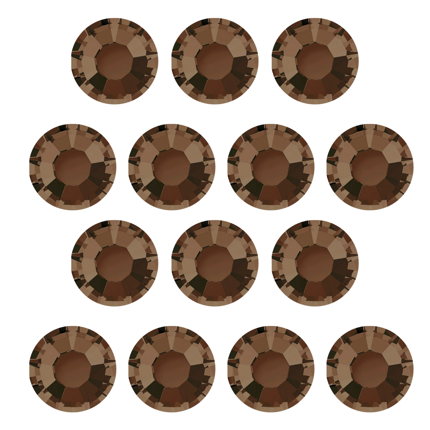 Brown Hot-fix Rhinestone Minibag | CrystAX**