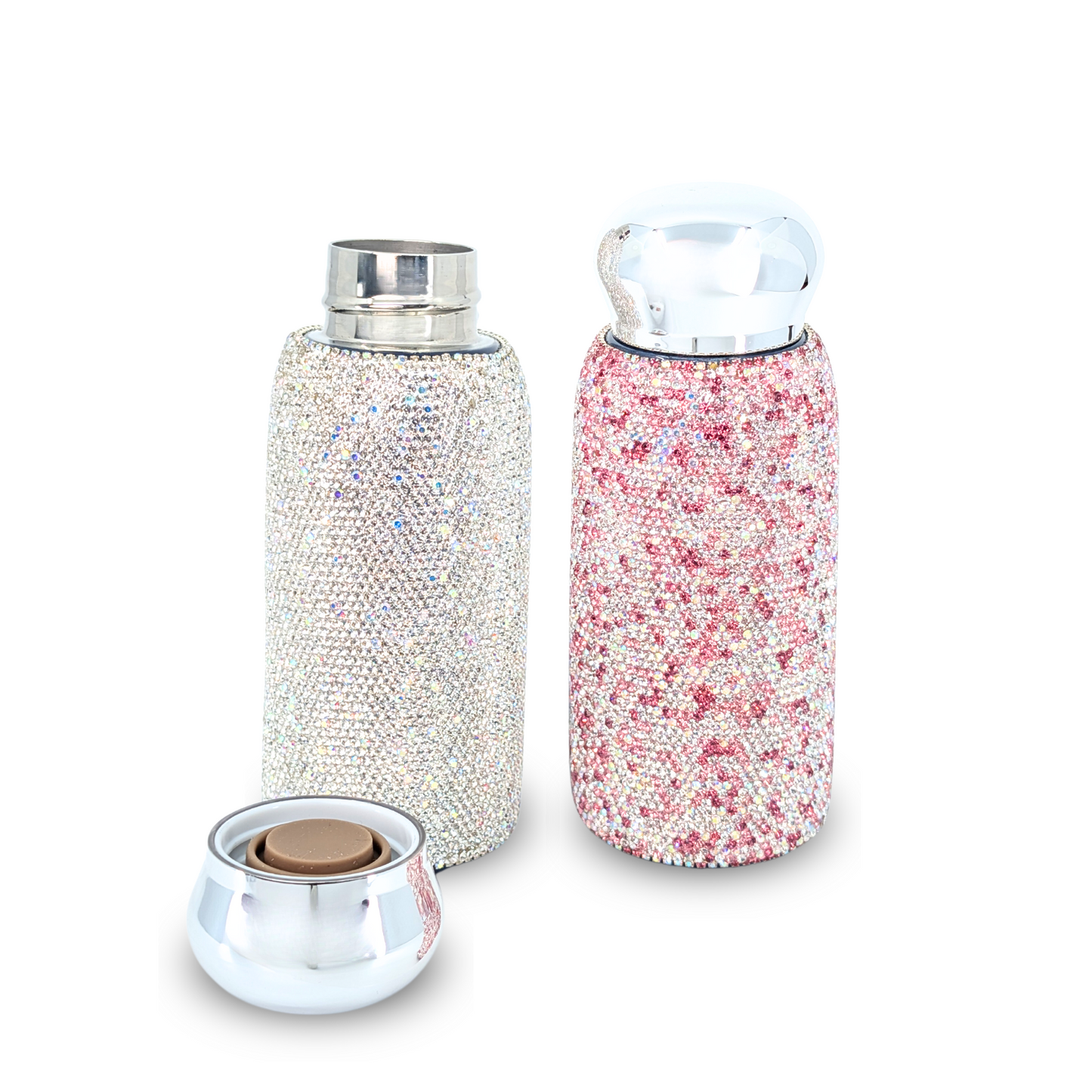 Sparkly Rhinestone Stainless Steel Water Bottle