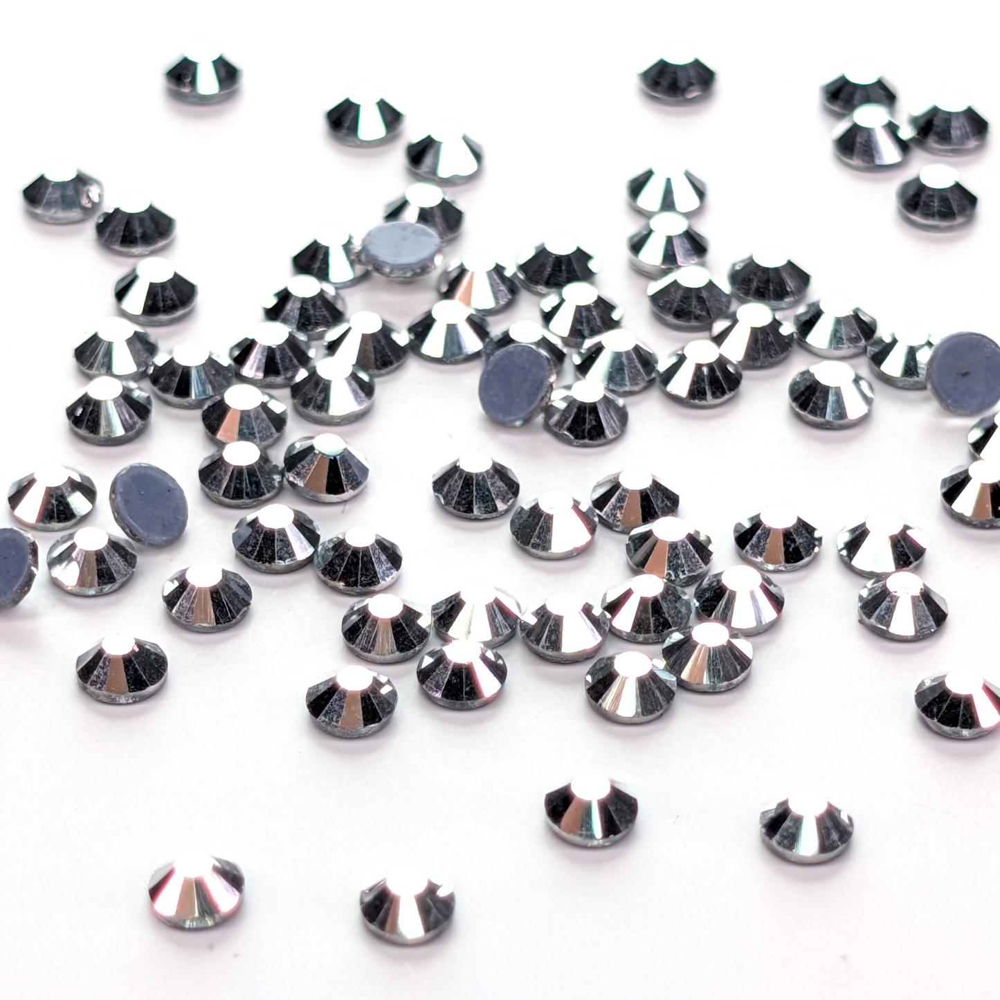 Silver Hematite Hot-fix Rhinestone Probag | CrystAX
