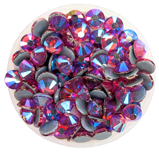 Rose Pink AB Hot-fix Rhinestone Probag | CrystAX**