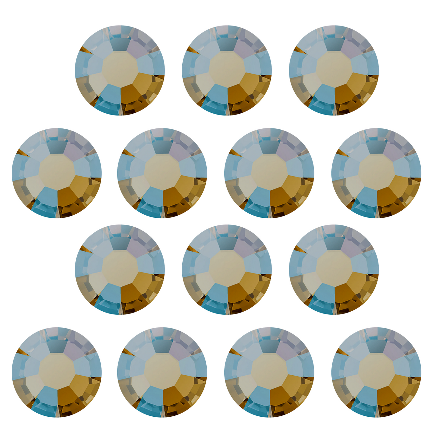 Topaz AB Hot-fix Rhinestone Minibag | CrystAX*
