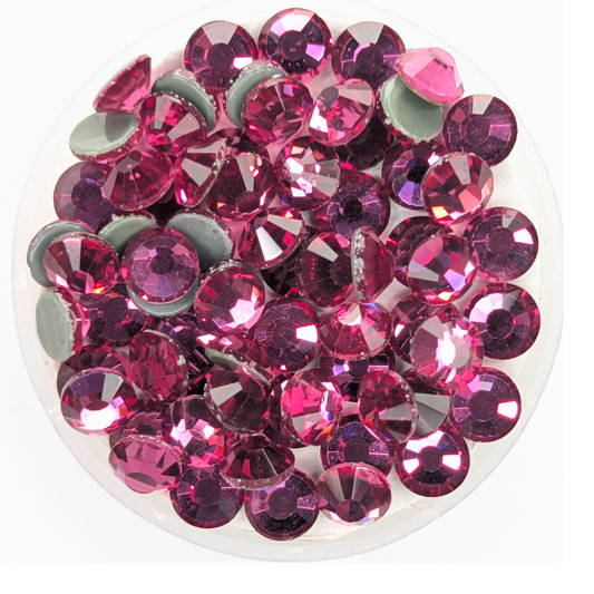 Rose Pink Hot-fix Rhinestone Probag | CrystAX**
