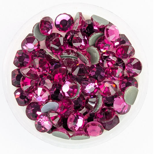 Fuchsia Hot-fix Rhinestone Probag | CrystAX**