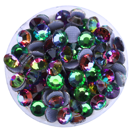 Green Flame Hot-fix Rhinestone | CrystAX **