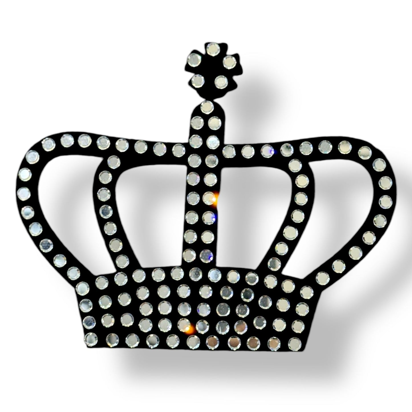25022 Black Suede Crown