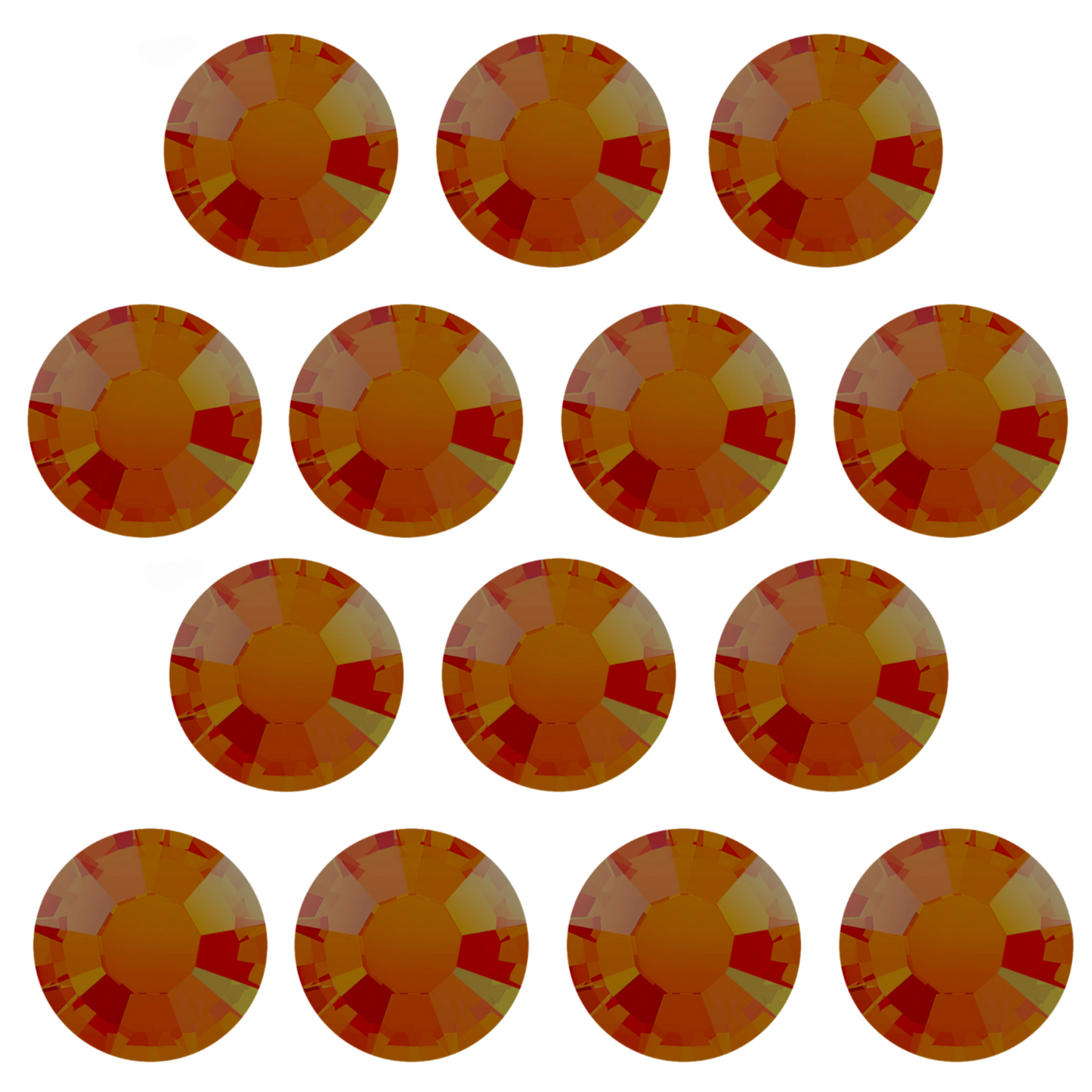 Gold orange AB Hot-fix Rhinestone Minibag | CrystAX*
