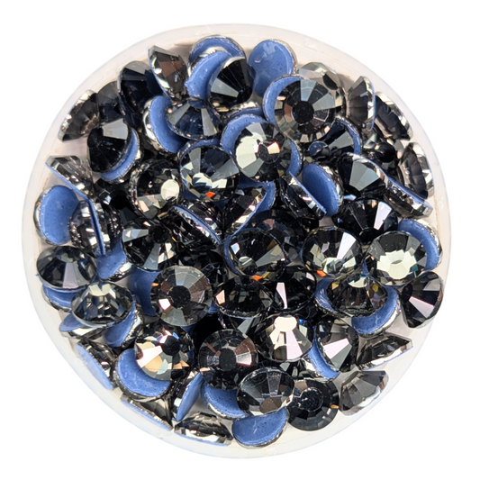 Black Diamond Hot-fix Rhinestone Minibag | CrystAX