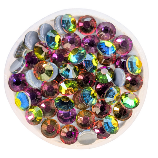 Rainbow Hot-fix Rhinestone Probag | CrystAX*