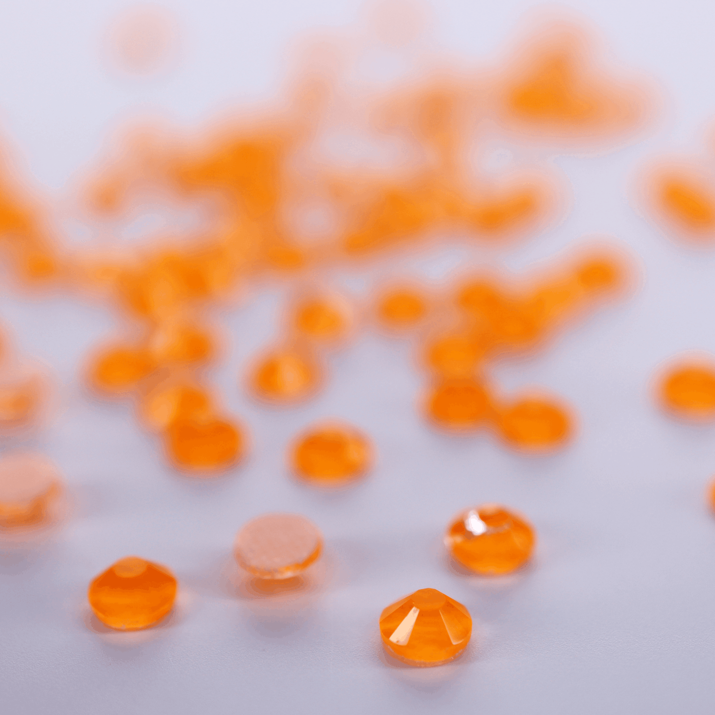 Neon Orange Hot-fix Rhinestone | CrystAX **