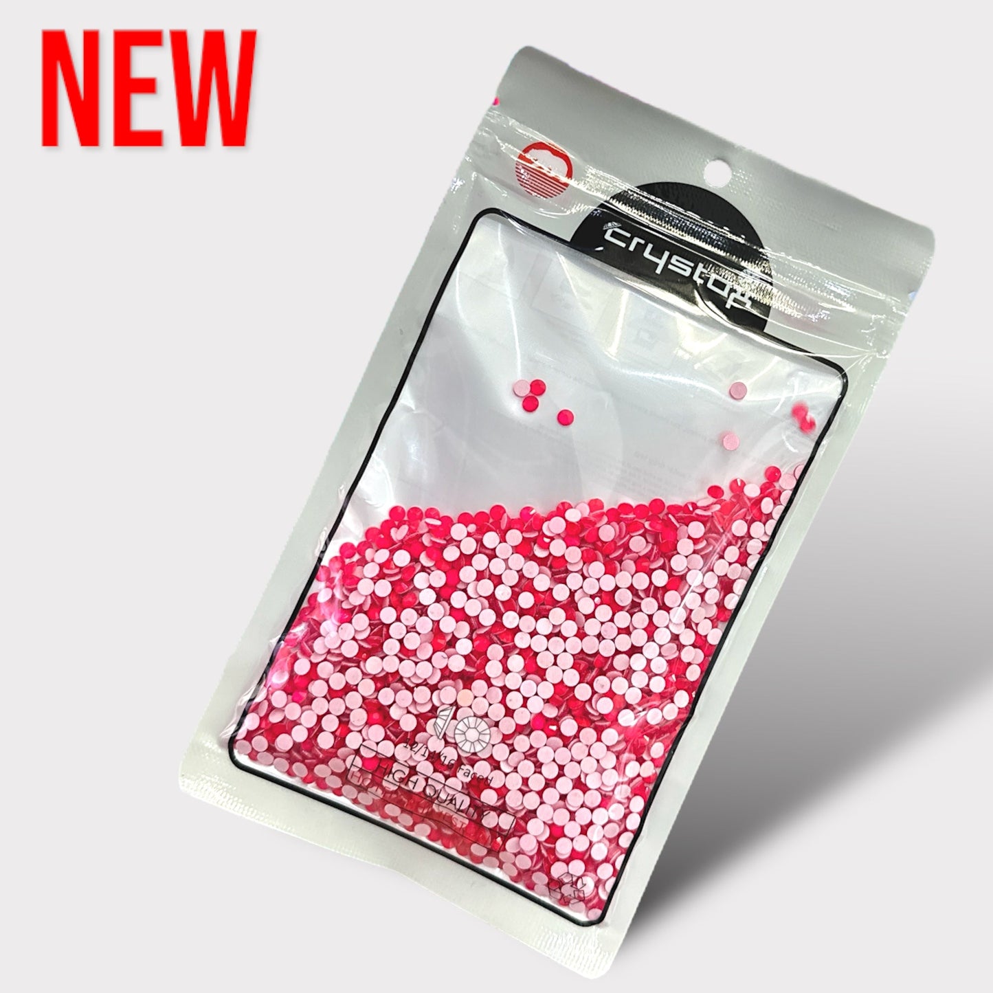 Neon Rosepink Hot-fix Rhinestone | CrystAX **