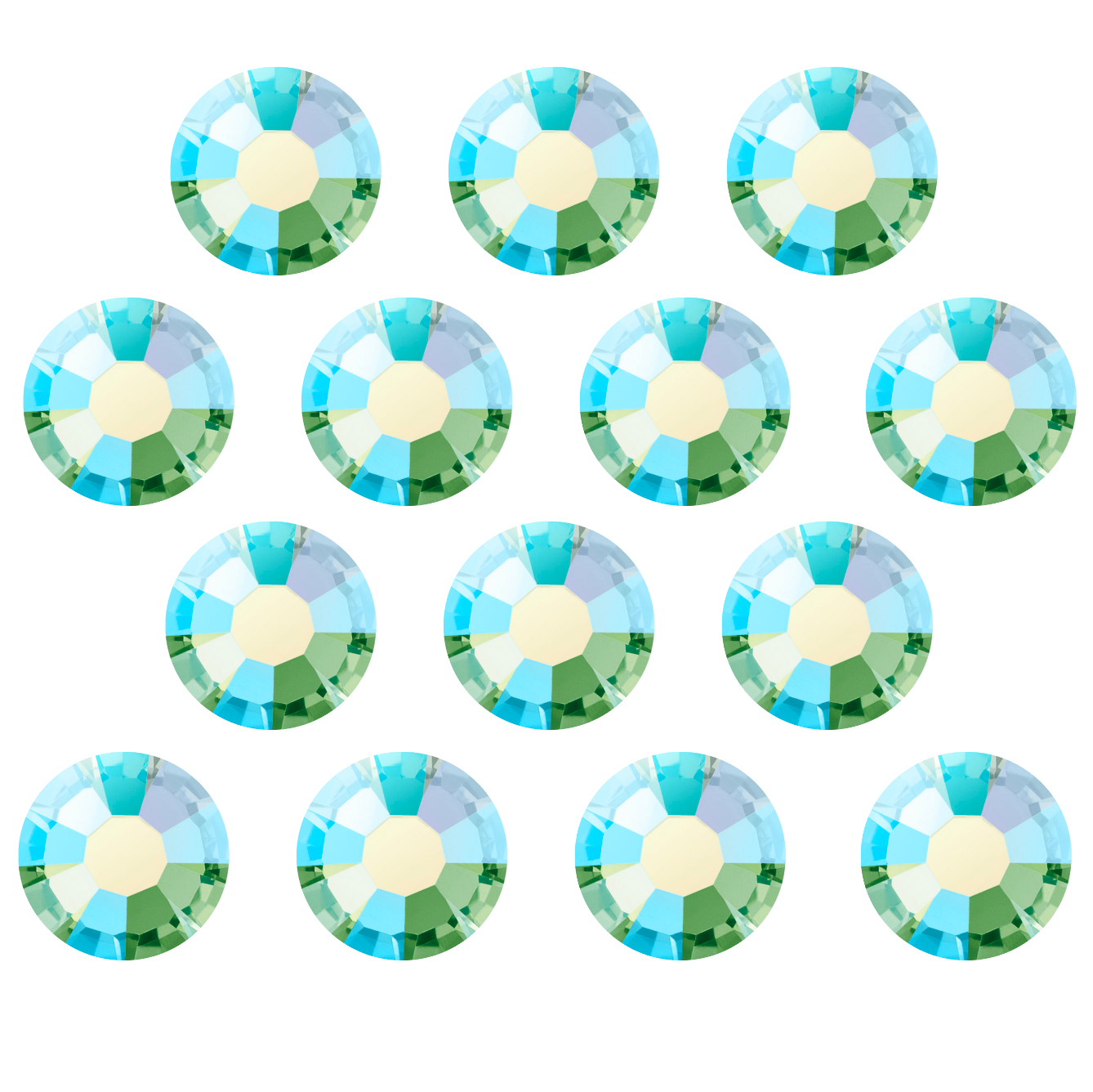 Peridot AB Hot-fix Rhinestone Minibag | CrystAX*