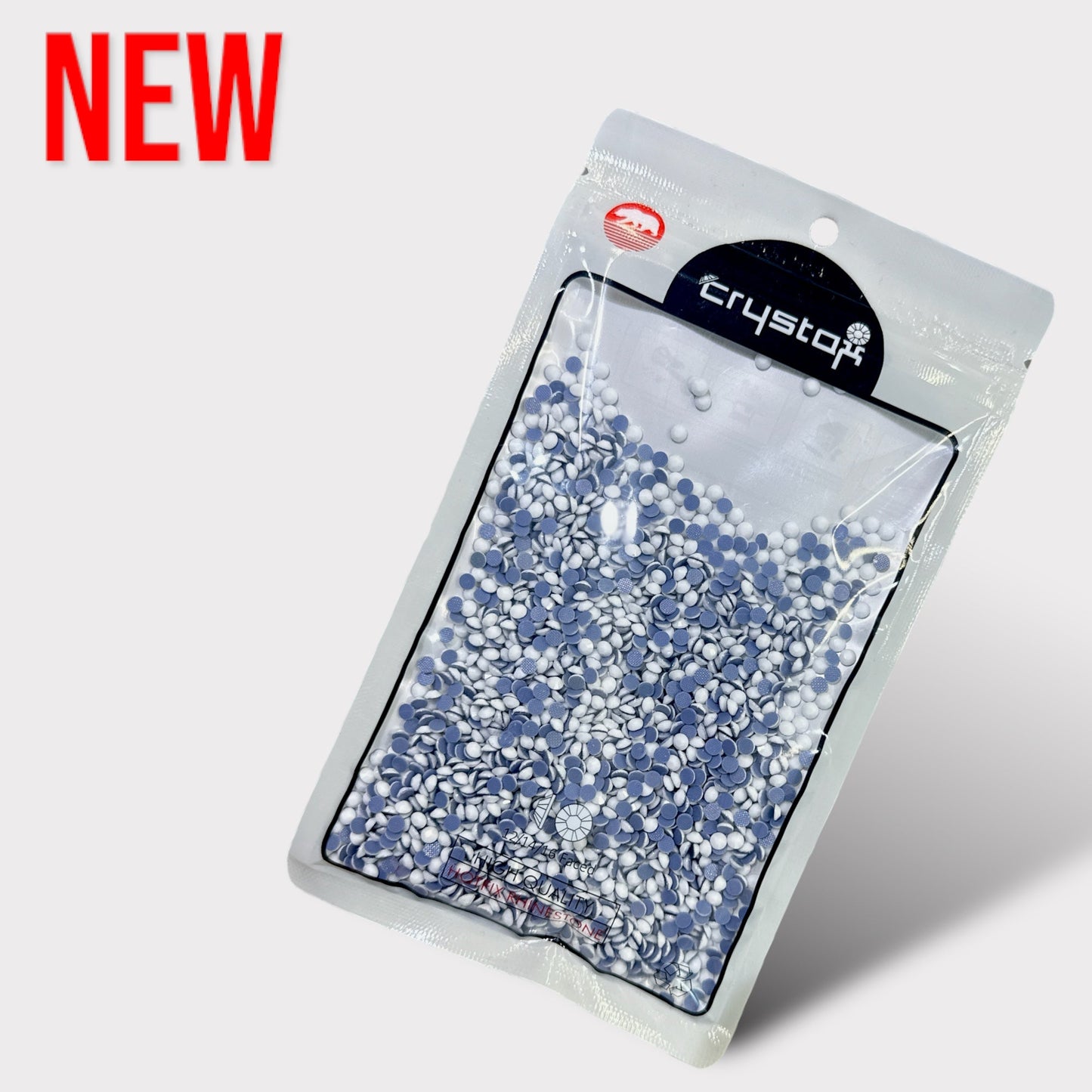 Solid White Hot-fix Rhinestone | CrystAX **