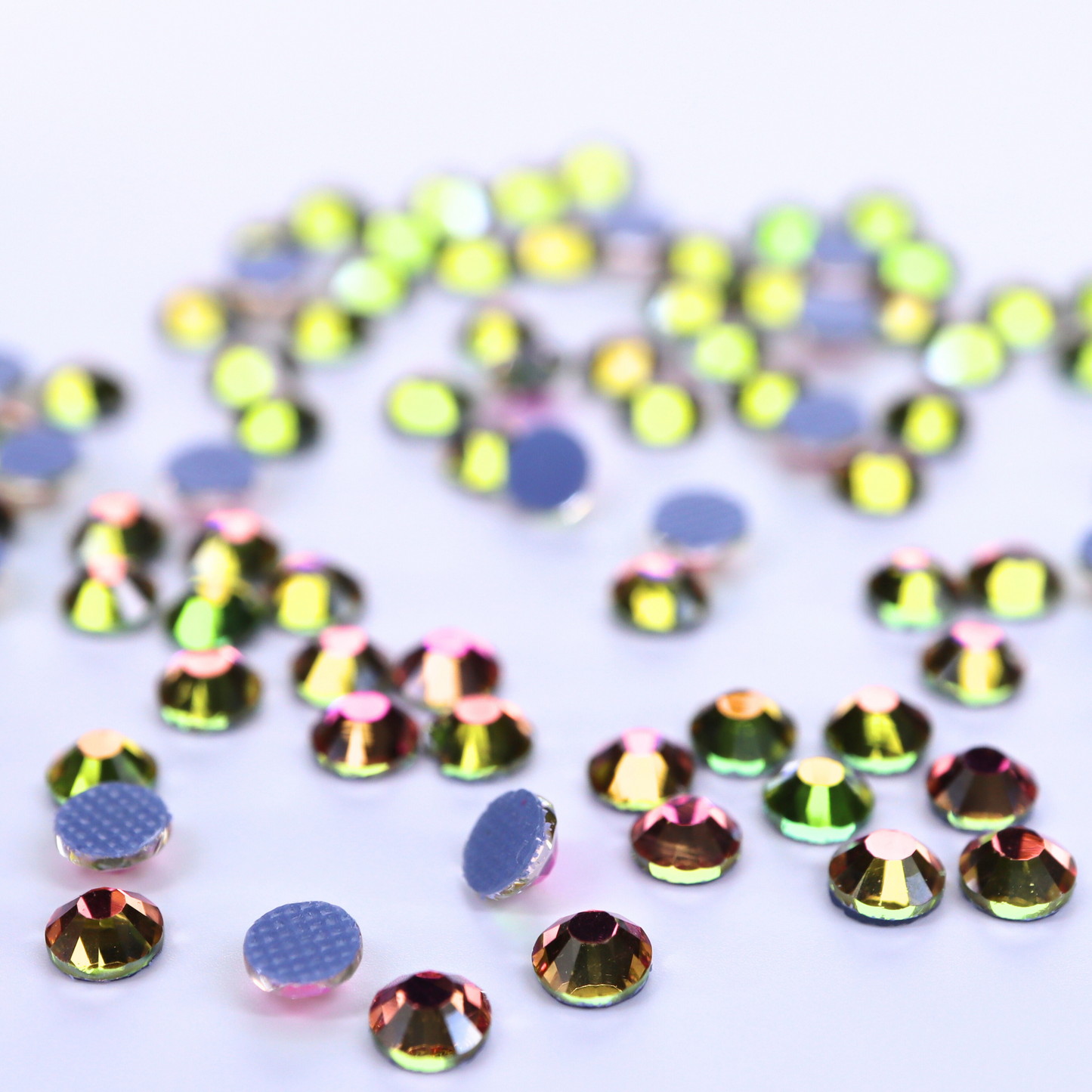Green Flame Hot-fix Rhinestone | CrystAX **