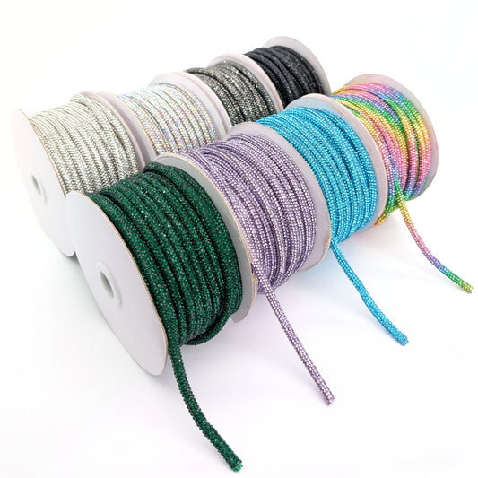 6MM Rhinestone String Rope By Roll