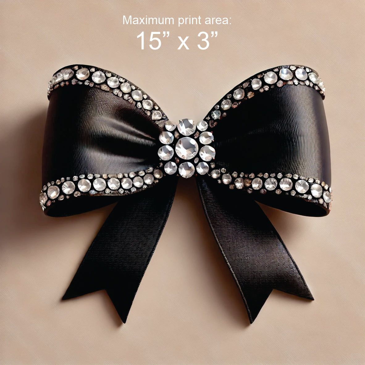 Custom Rhinestone Transfer for Bow