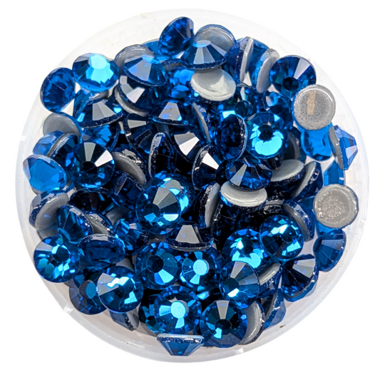 Capri Blue Hot-fix Rhinestone Minibag | CrystAX