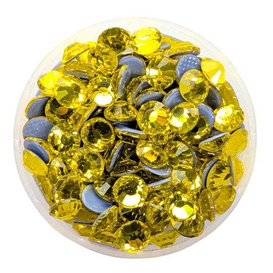 Citrine Hot-fix Rhinestone Minibag | CrystAX*