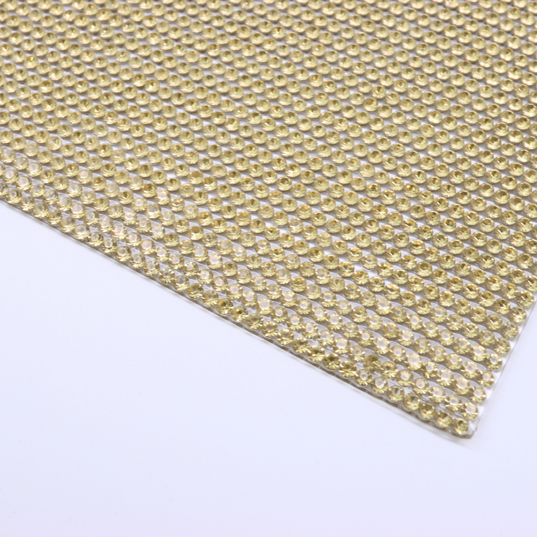 Hotfix Rhinestone Mesh | 9 ½” x 15 ½” Sheet