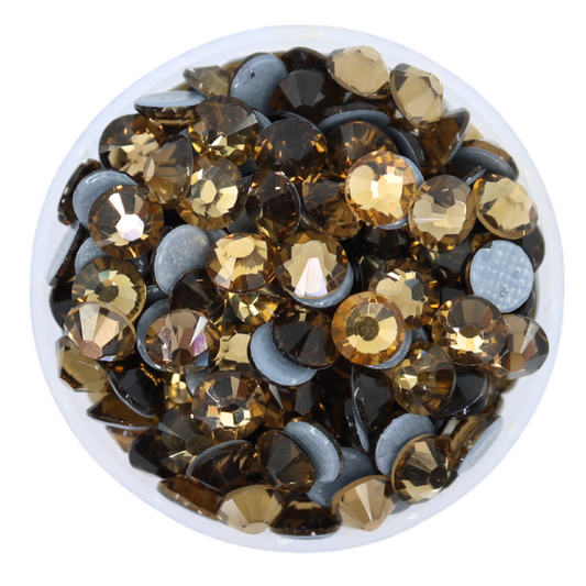 Lt.Col.Topaz Hot-fix Rhinestone Polybag | CrystAX