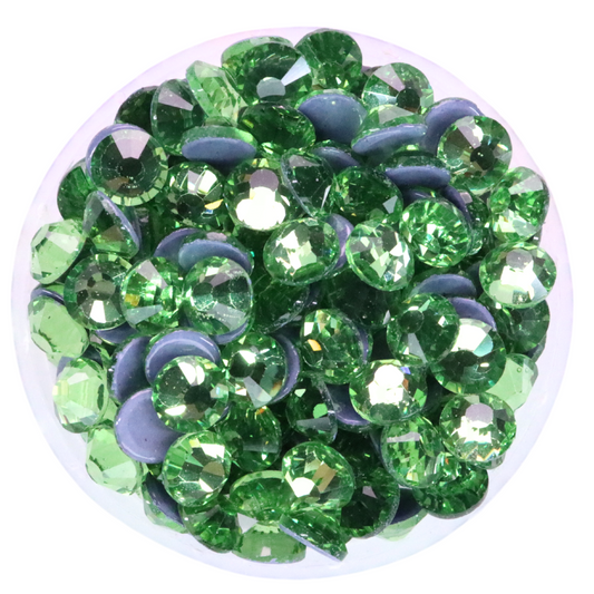 Peridot Hot-fix Rhinestone Minibag | CrystAX