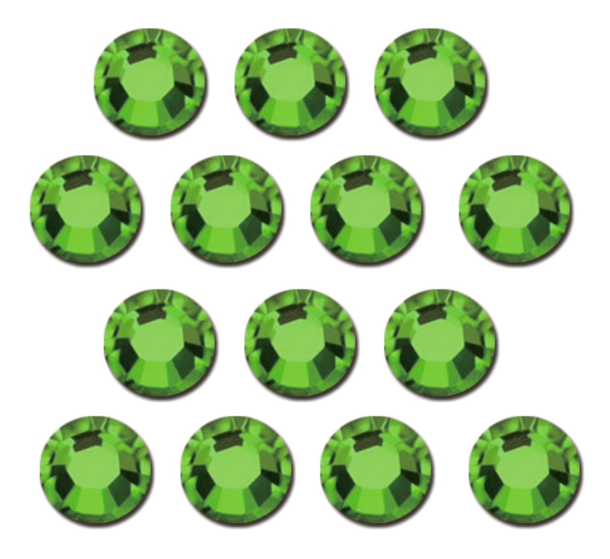 Peridot Hot-fix Rhinestone Minibag | CrystAX