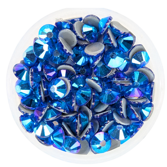 Sapphire AB Hot-fix Rhinestone Minibag | CrystAX*