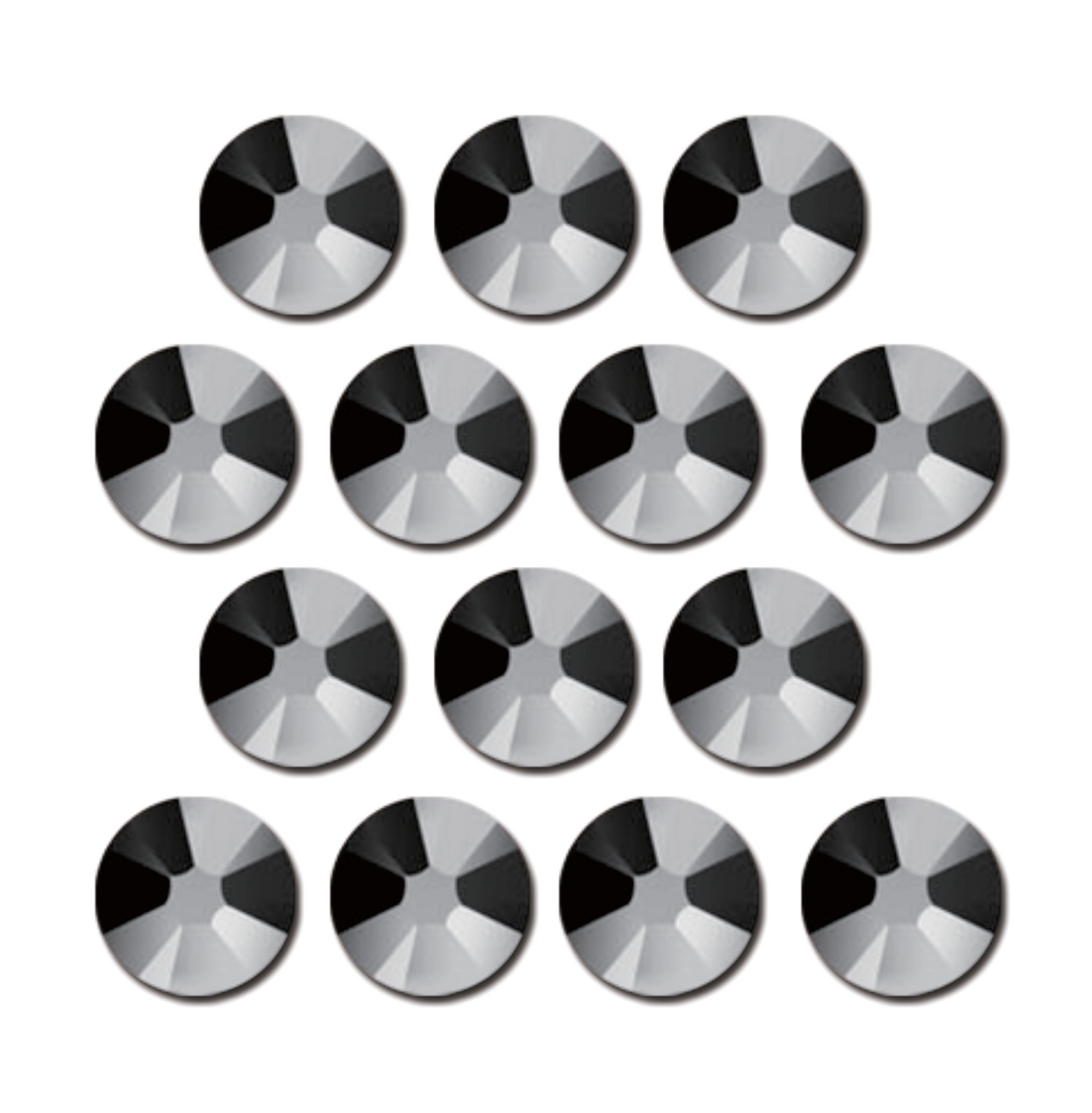 Silver Hematite Hot-fix Rhinestone Minibag | CrystAX