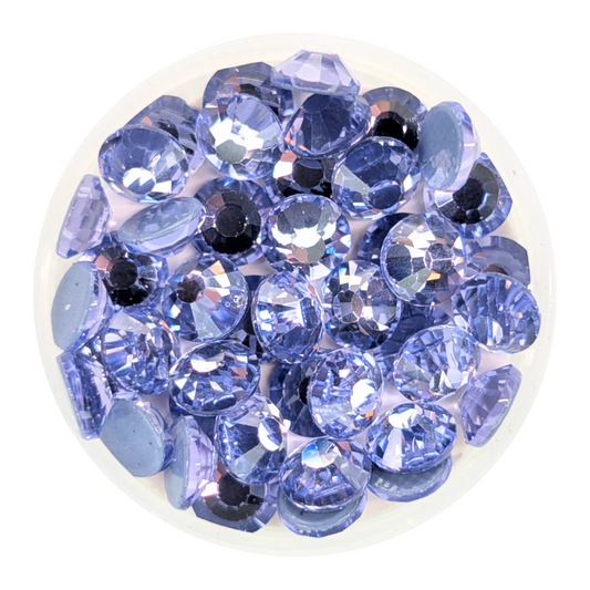 Violet Hot-fix Rhinestone Minibag | CrystAX***