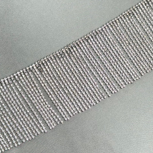 3 inches Fringe Even SS12 Rhinestones by yard