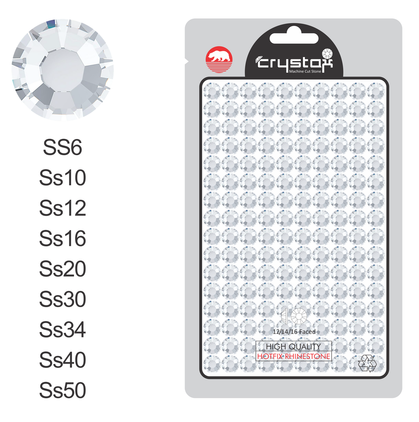 Crystal Hot-fix Rhinestone Probag | CrystAX