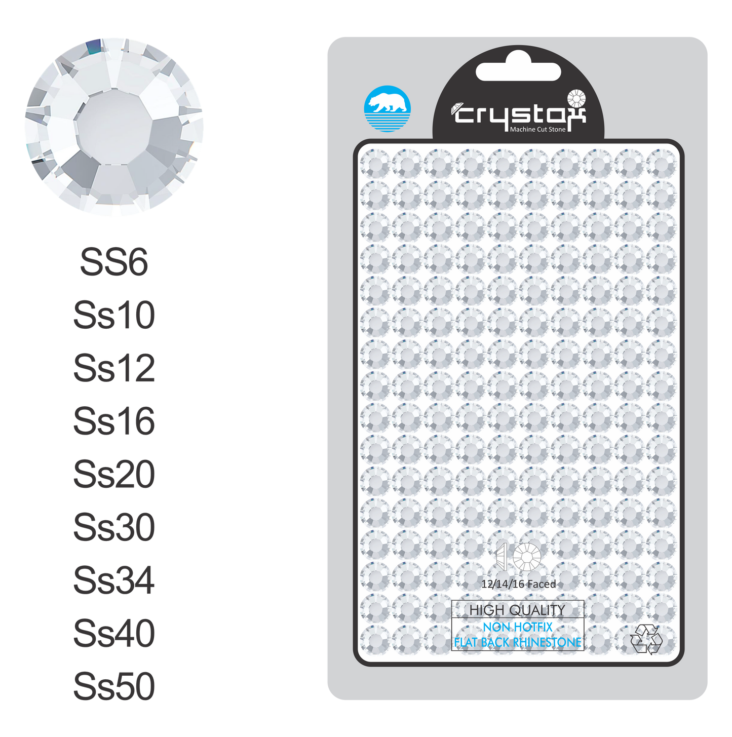 Crystal NON Hot-fix ProBag