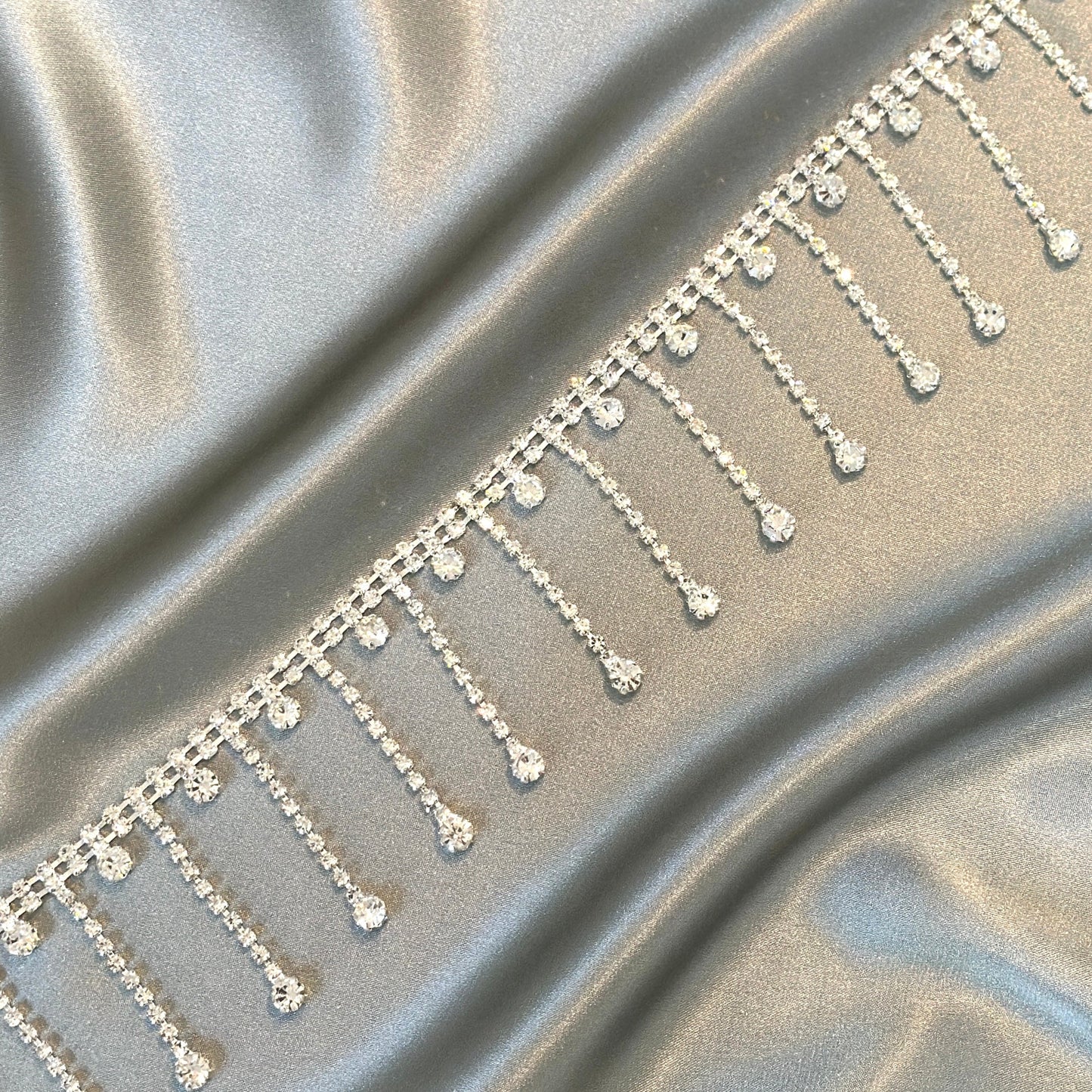 2 inches Fringe rhinestones trim LA-2012 by yard