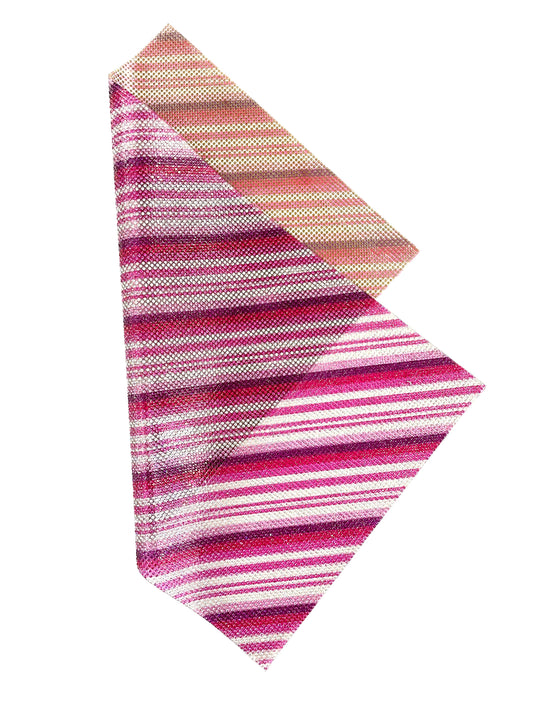 Rainbow pattern Rhinestone Mesh | 9 ½” x 15 ½” Sheet