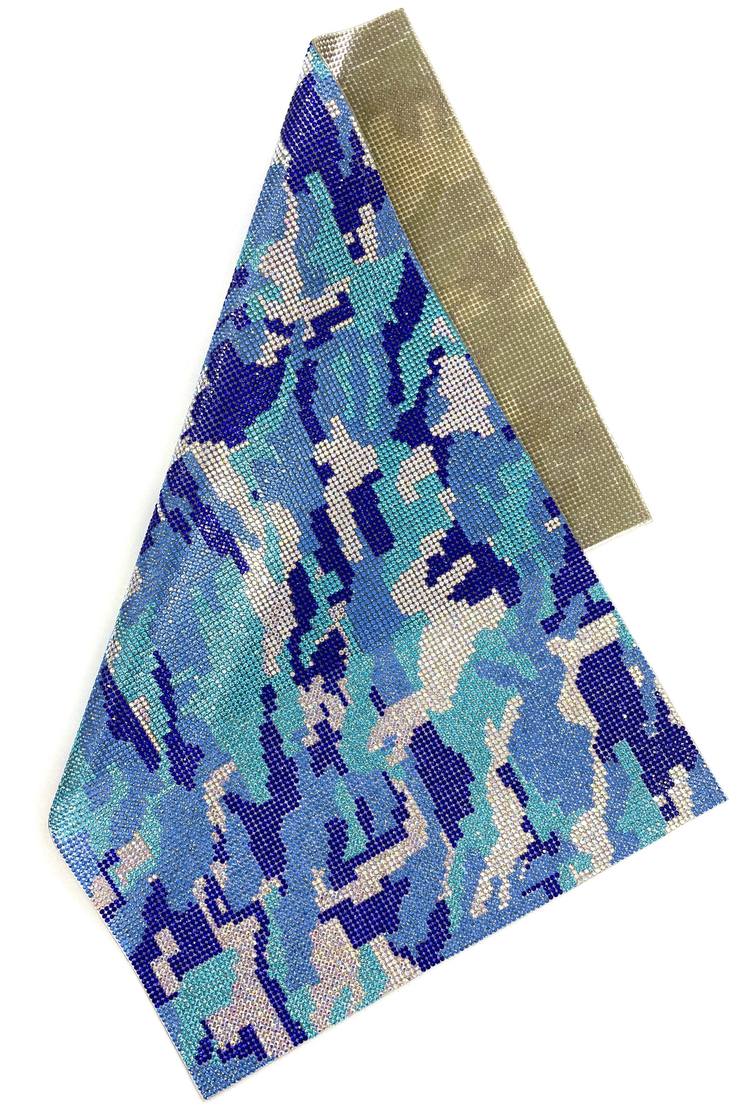 Camouflage Rhinestone Mesh | 9 ½” x 15 ½” Sheet CLERANCE