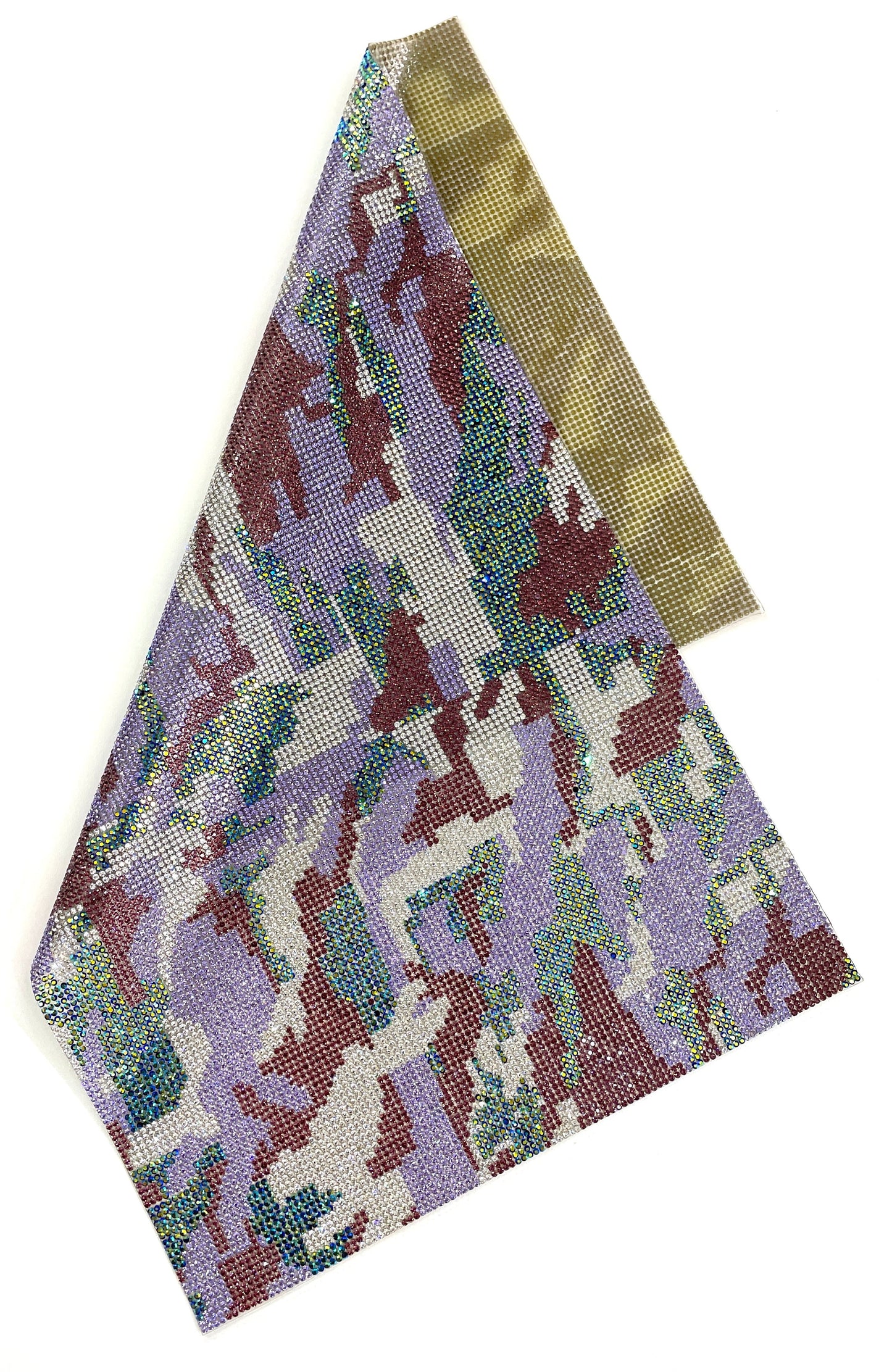 Camouflage Rhinestone Mesh | 9 ½” x 15 ½” Sheet CLERANCE