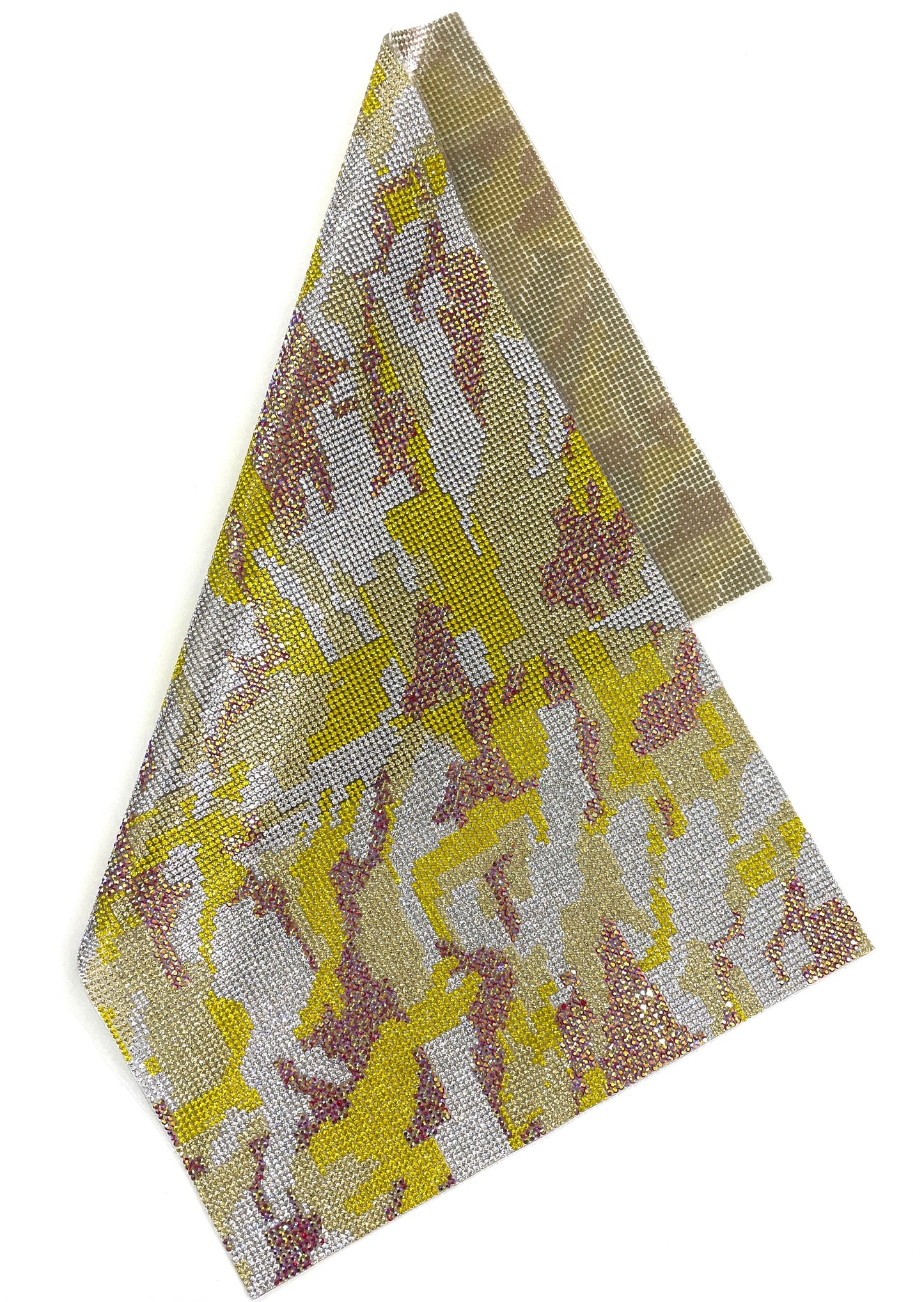 Camouflage Rhinestone Mesh | 9 ½” x 15 ½” Sheet CLERANCE