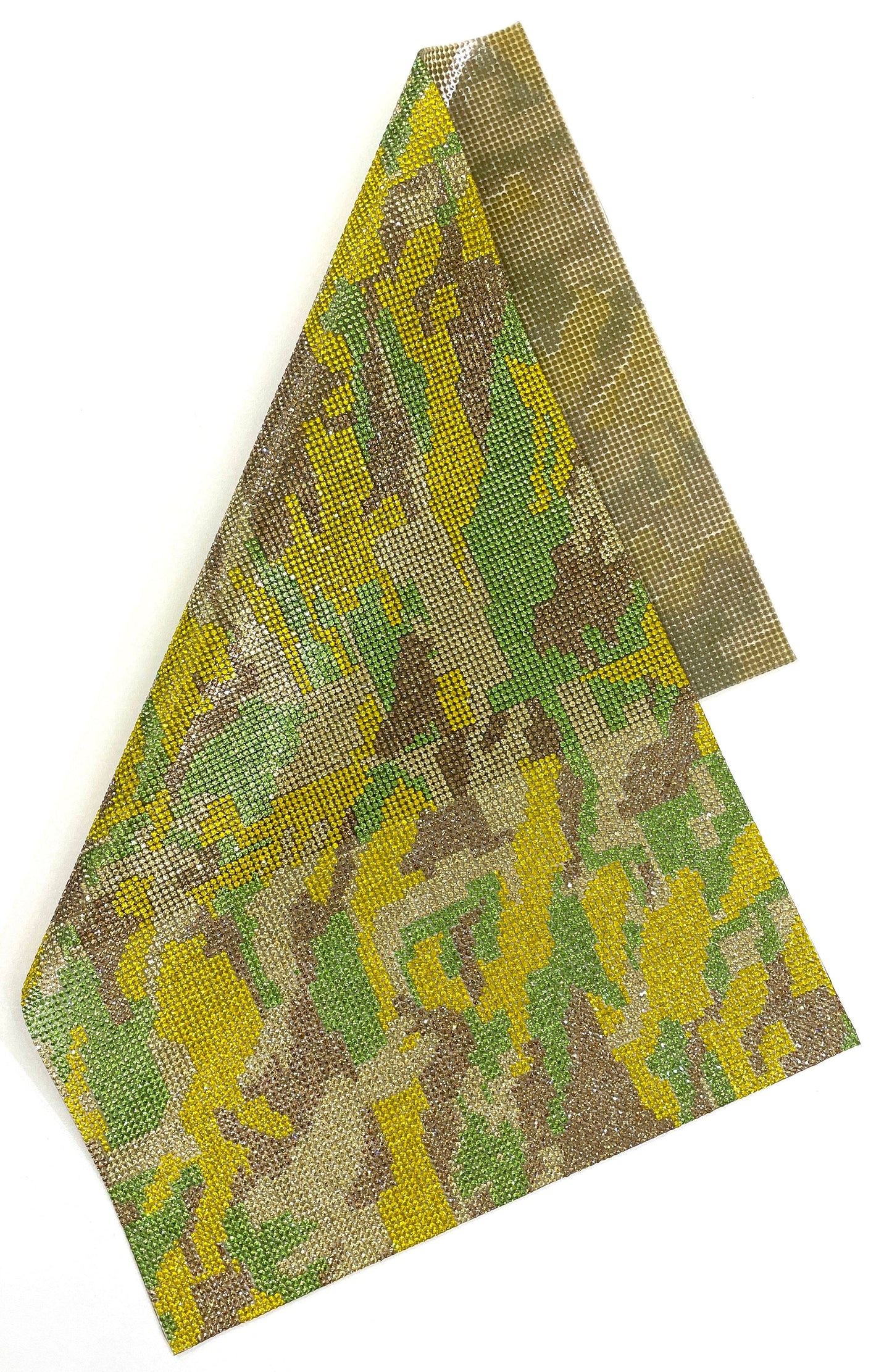 Camouflage Rhinestone Mesh | 9 ½” x 15 ½” Sheet CLERANCE