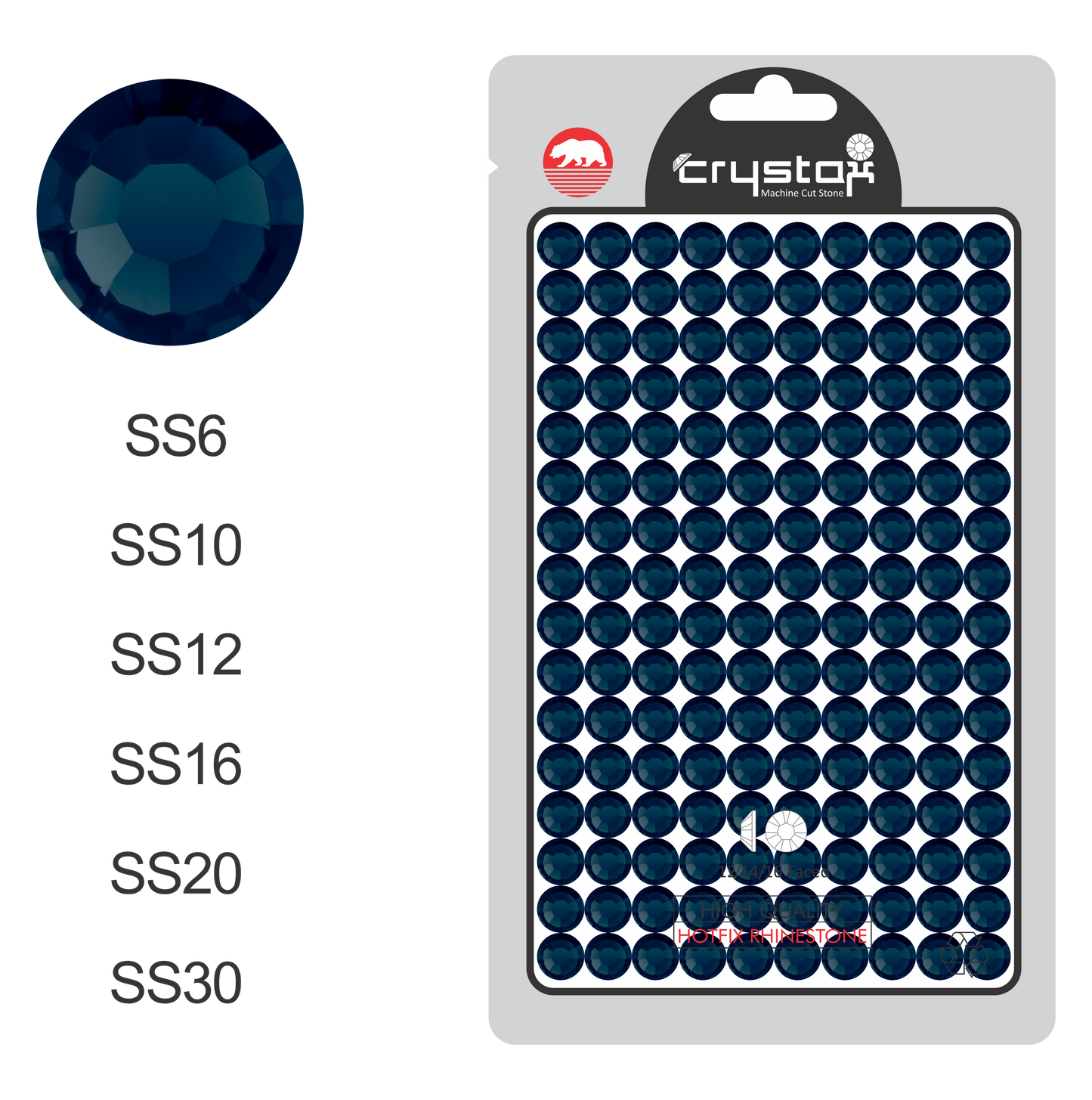 Montana Hot-fix Rhinestone Probag | CrystAX