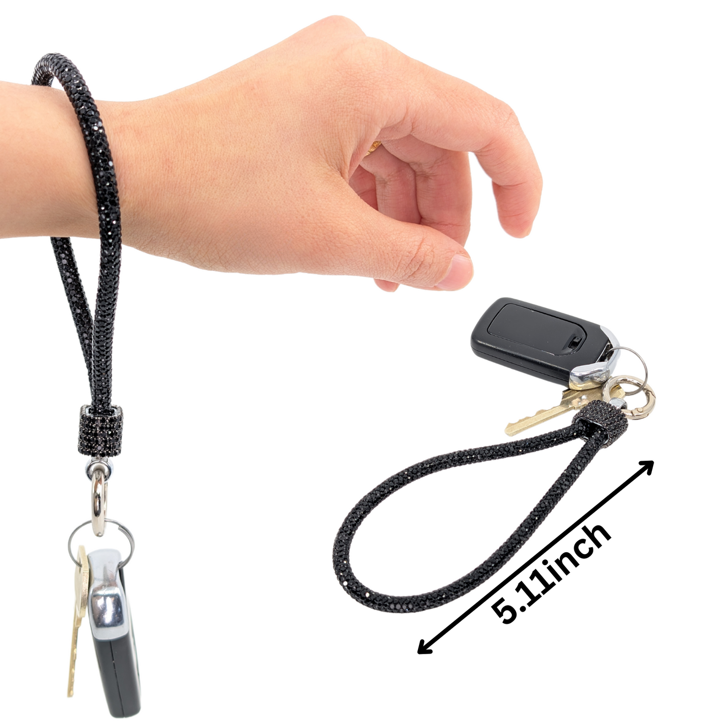 Dazzl Sparkle Luxe Wristlet Keychain