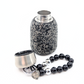 Pearl Chain Sparkly Rhinestone Stainless Steel Water Bottle