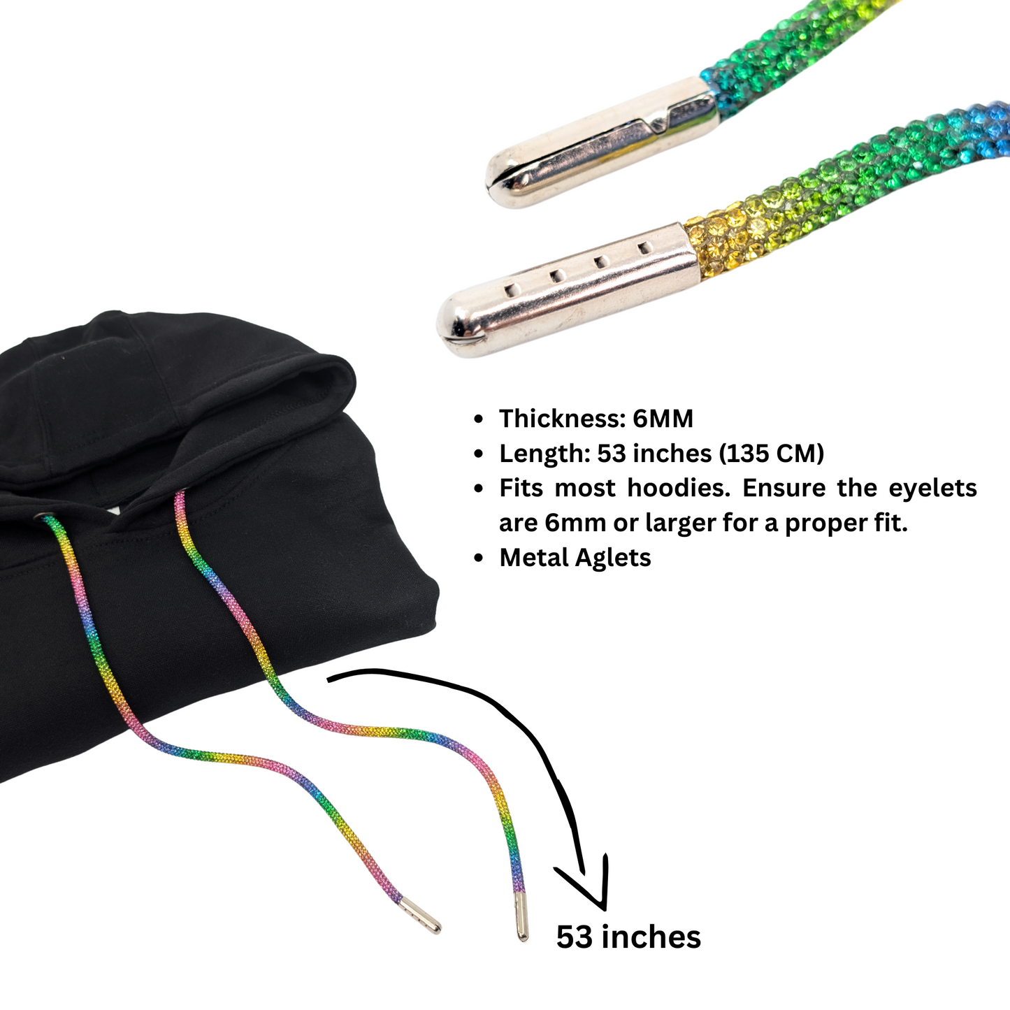 Hoodie String 6MM-135CM