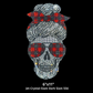 24006 Plaid Punk Skull