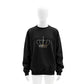 25022 Black Suede Crown