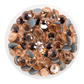 Lt.Peach Hot-fix Rhinestone Probag | CrystAX*