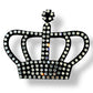 25022 Black Suede Crown